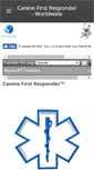 Mobile Screenshot of caninefirstresponder.co.uk